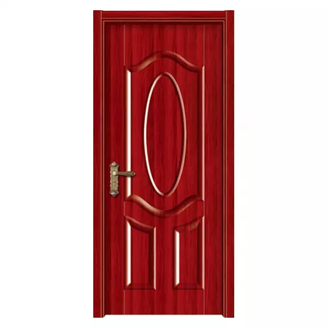 Cheap PVC Interior Wooden Interior Melamine MDF Door