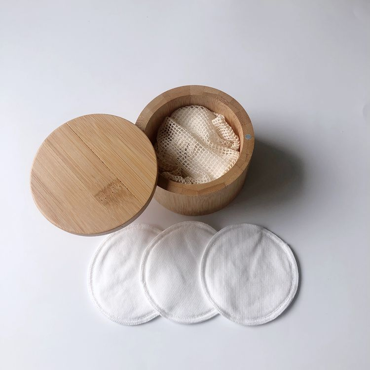 Natural Bamboo Cotton Makeup Remove Pads