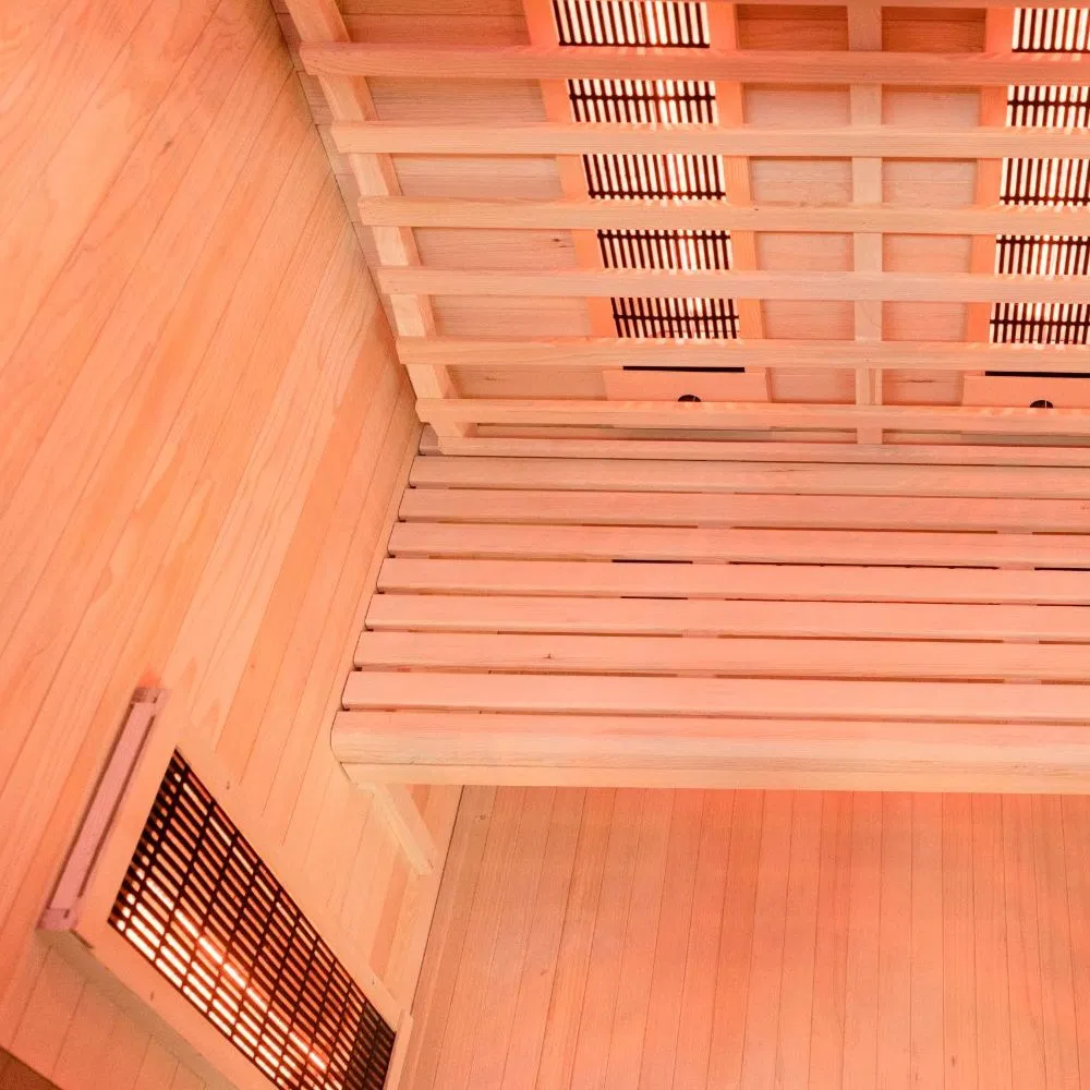 Инфракрасная сауна для дома на 2-3 человека из канадского хемлока