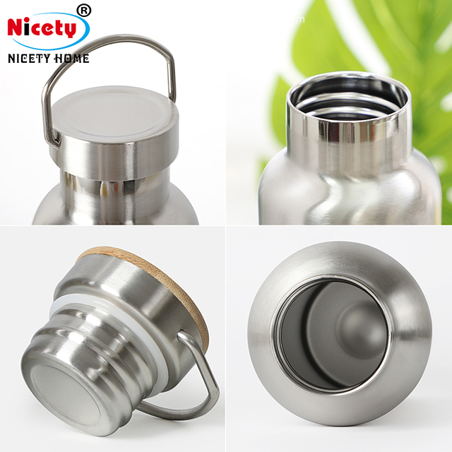 18/8 Food Grade for Cyclists Runners Hikers Beach Picnics Camping BPA Free Double Walled Stainless Steel Sports Water Bottle