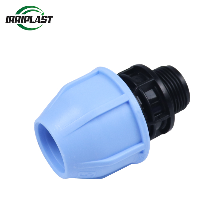 Pn16 HDPE PP Compression Fittings Male Adaptor Coupling