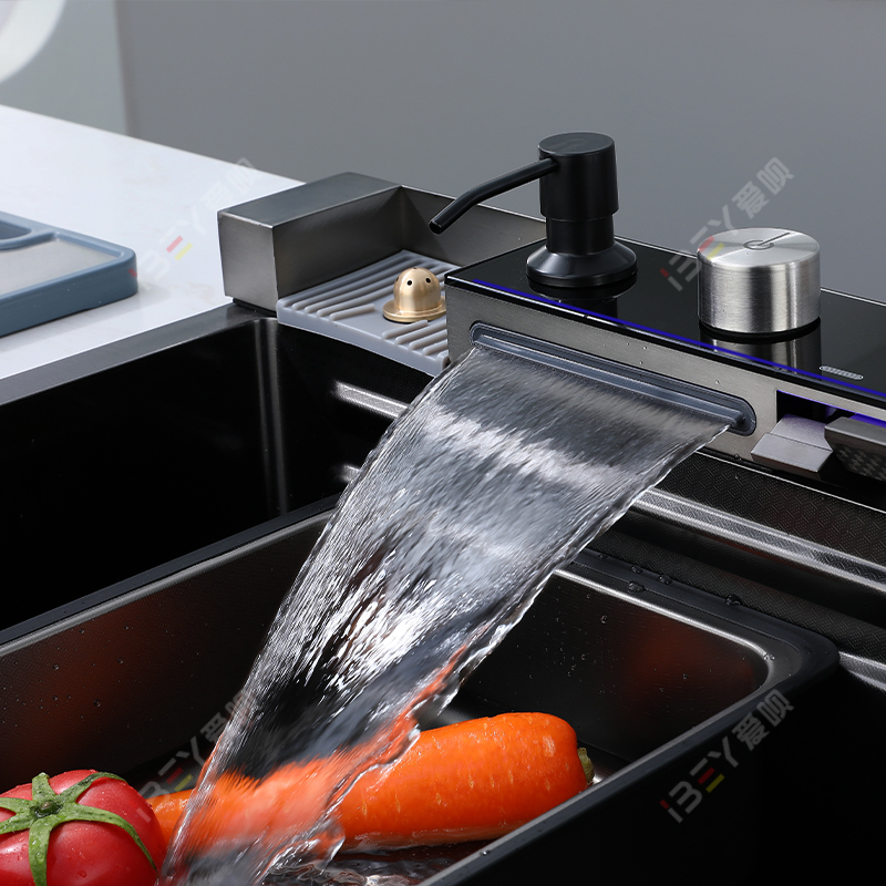 Multifunctional Kitchen Sink by Ibey with 7 Essential Features