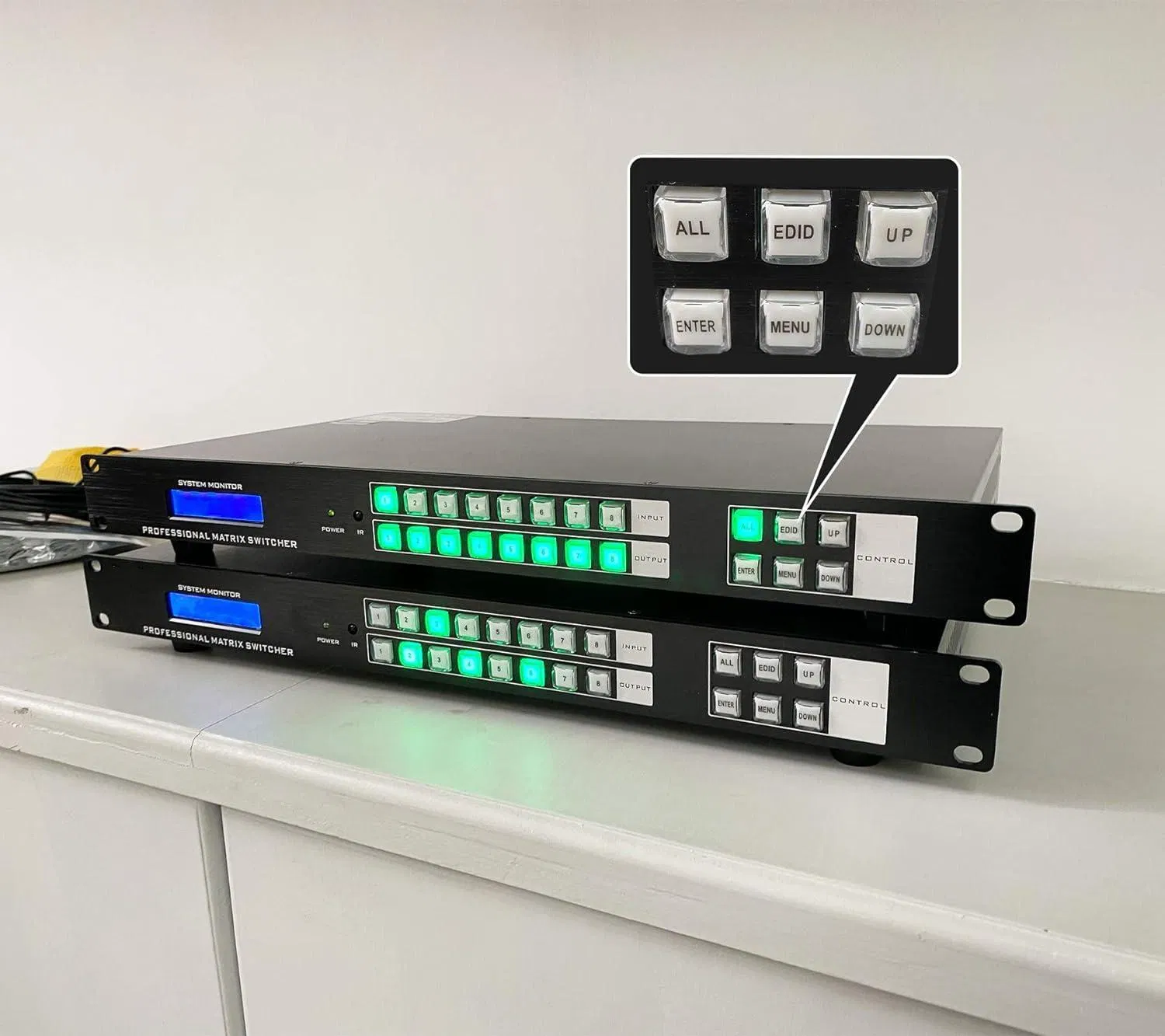 Матричный коммутатор HDMI 8x8, 4K@30Гц, 8 входов 8 выходов