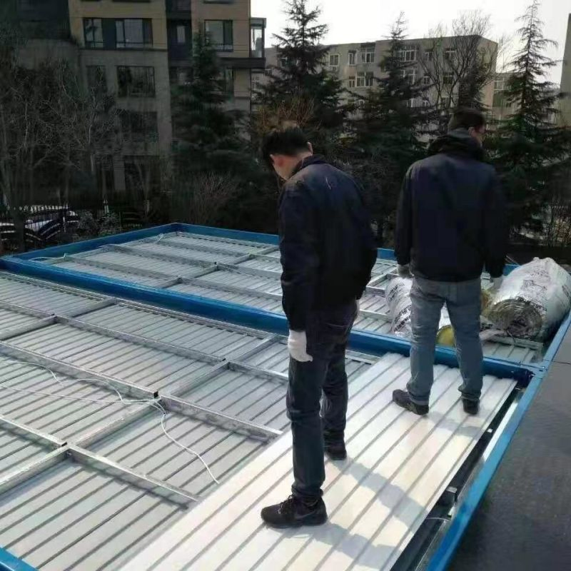 Frame Structure Prefabricated Staff Dormitory Tiny Storehouse Prefab Apartment Modular Residential Green Foldable Mobile Folding Portable House Frame