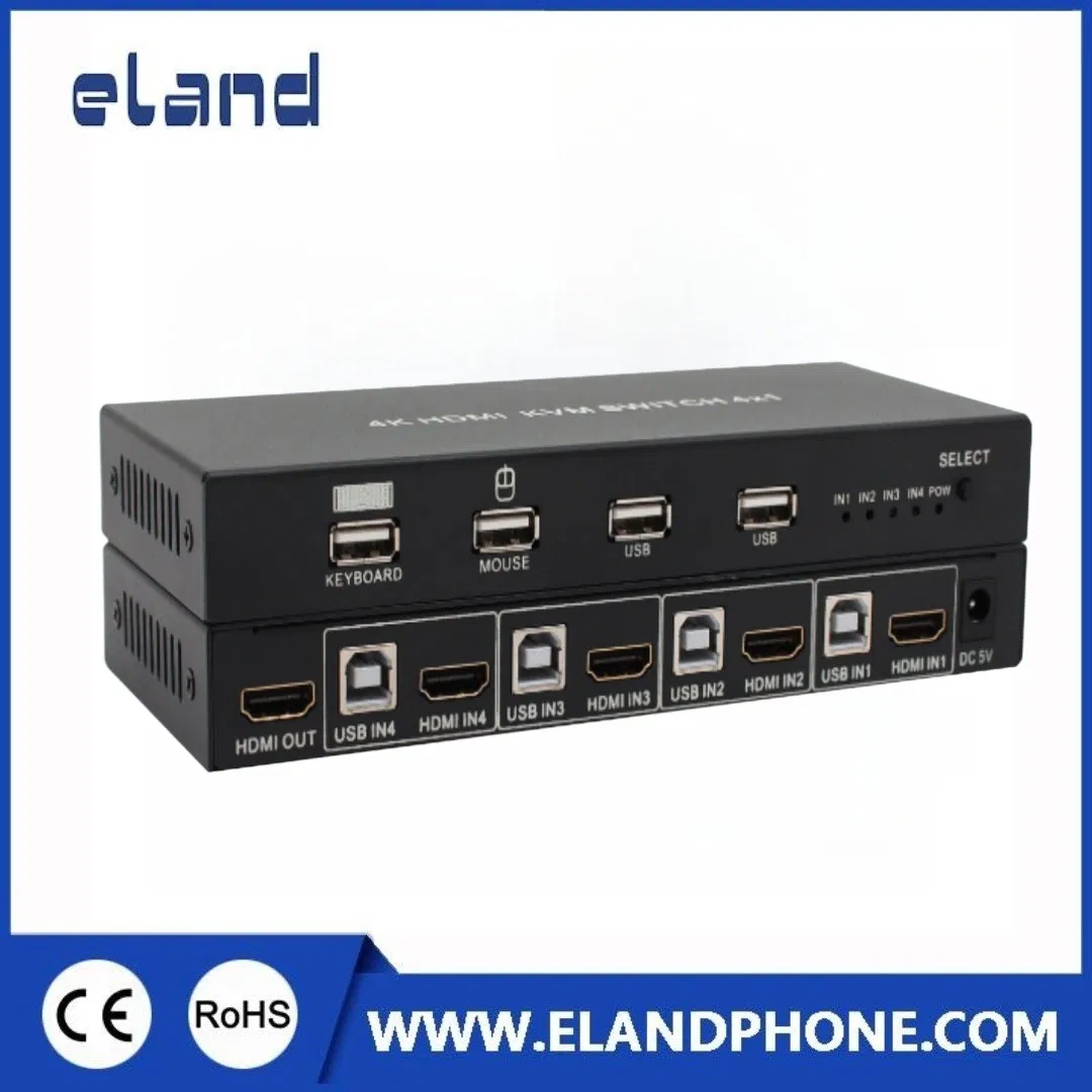 4x1 HDMI KVM-коммутатор EL-A489