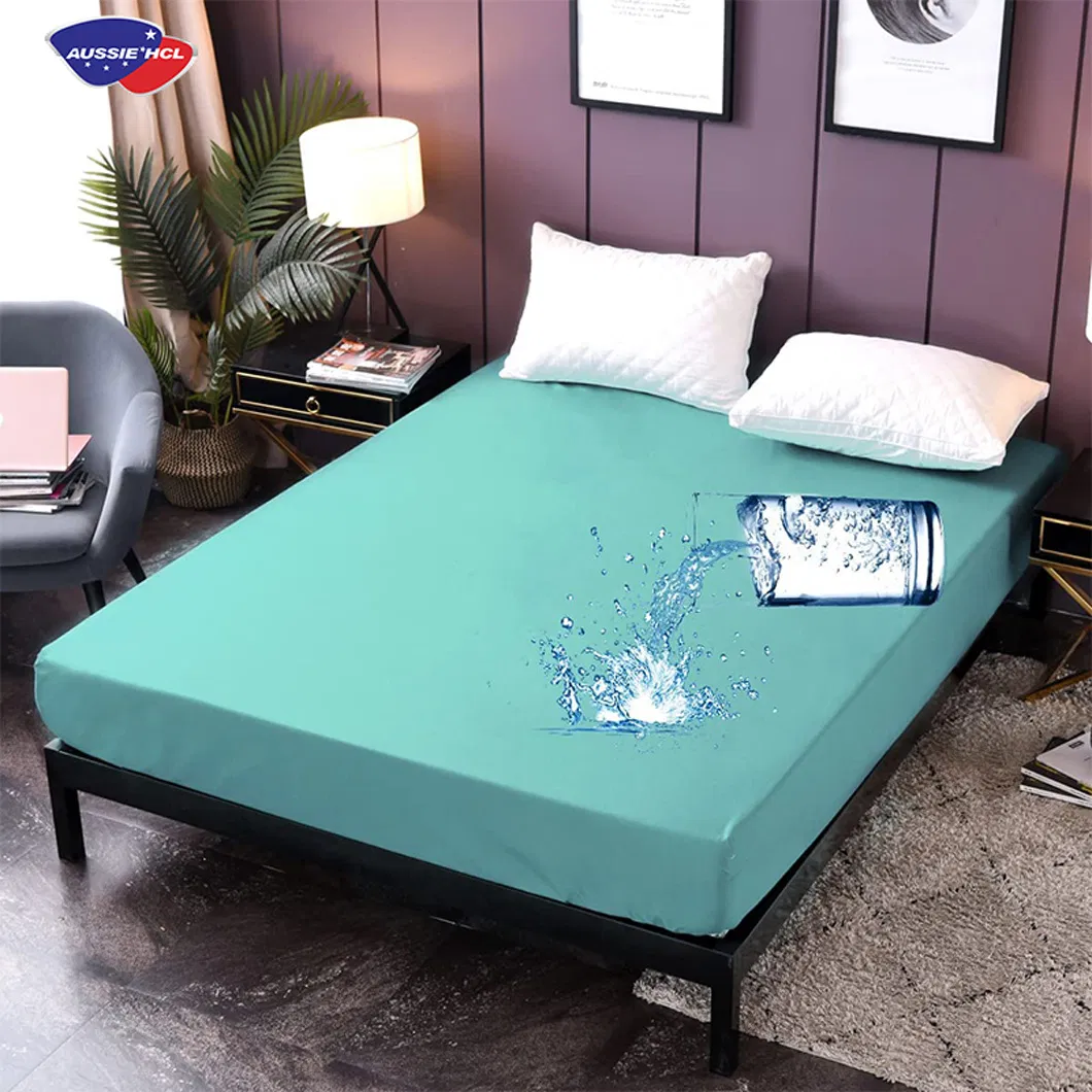 China Wholesale Anti Mite Bed Cover King Size Terry Towel Anti-Dust Waterproof Mattress Cover Protector