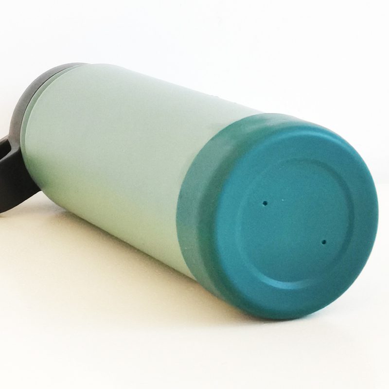 22oz Hydro Flask Wide Mouth Straw Lid Bottle with Anti-Slip Silicone Bottom Sleeve Cover