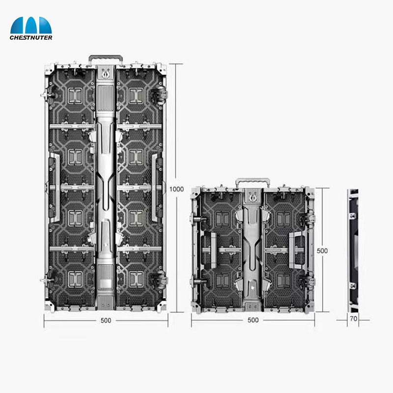 P2.6 500*500mm Full Color LED Display Screen Outdoor Advertising Display Panel for Stage Performance