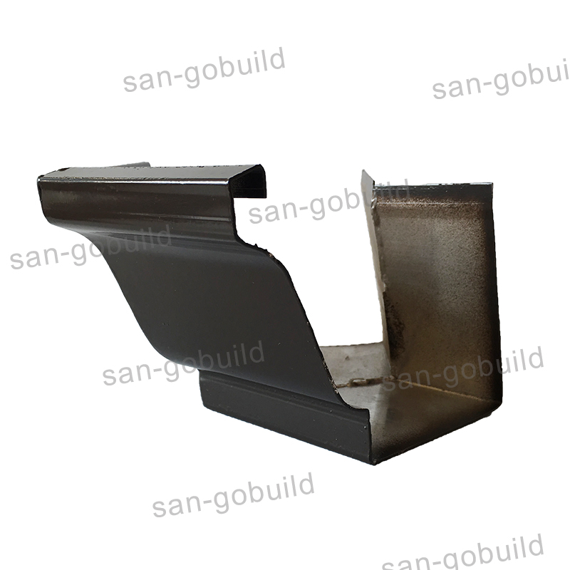 Metal Building Materials Green House Rainwater Drainage System Water Channel PVC/ Aluminum Roof Rain Gutter