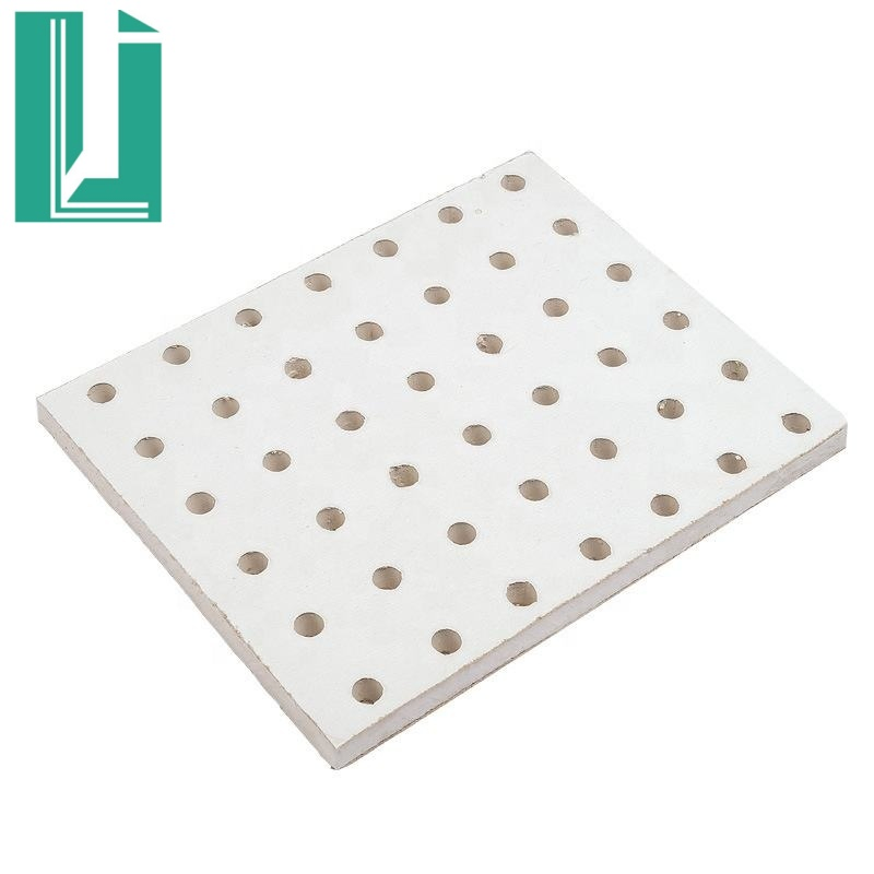 Perforated Plasterboard. Acoustical Acoustic Gypsum Board Ceiling Panel Plasterboard
