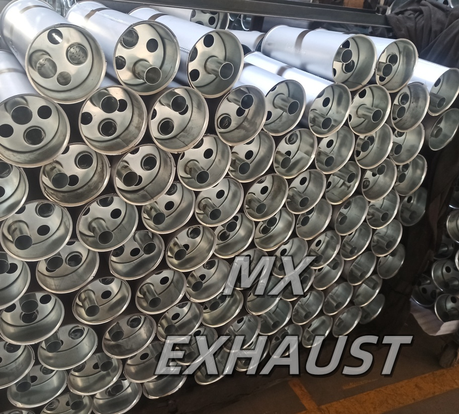 Глушитель выхлопа 6 дюймов, алюминированная сталь