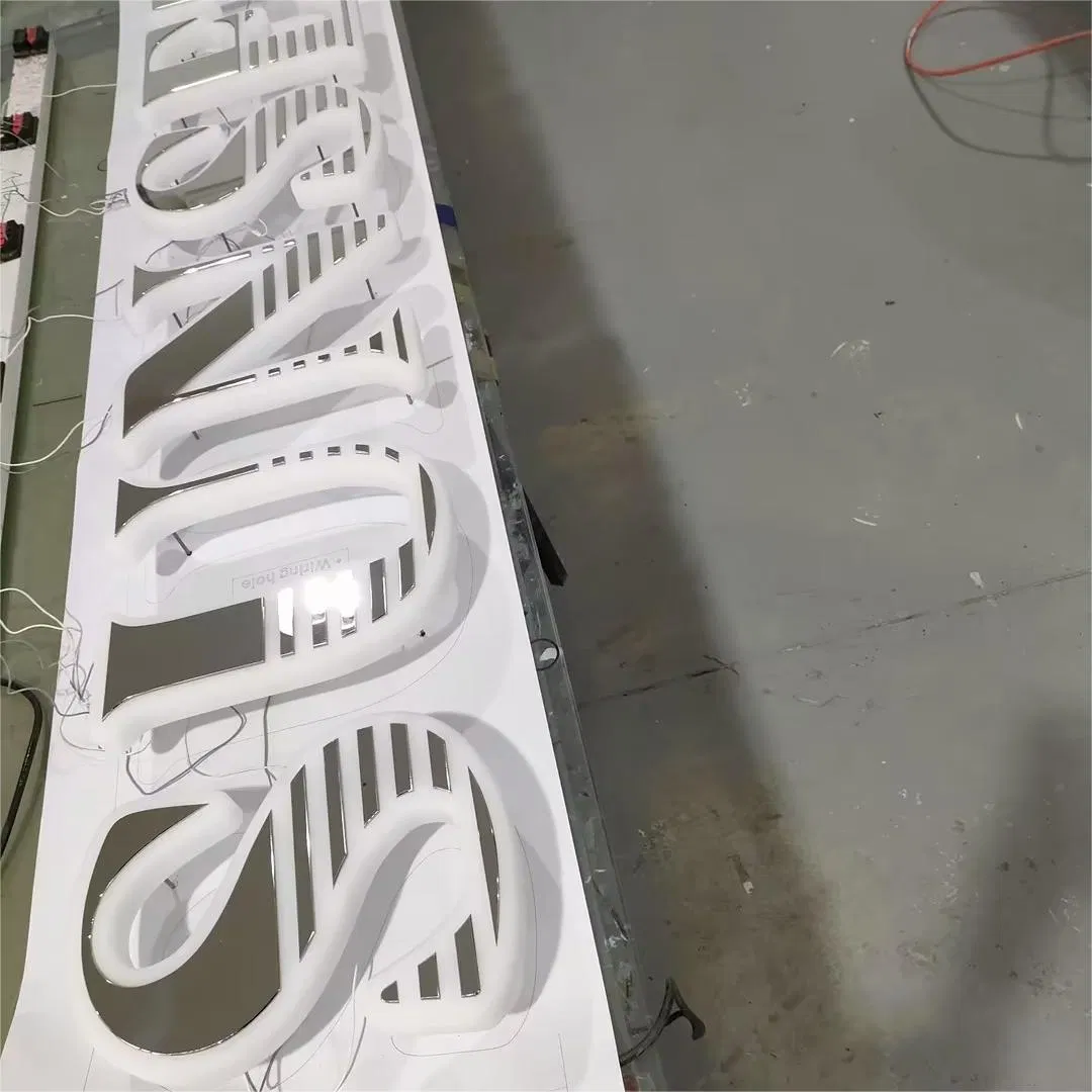 Custom 3D Metal Signage Backlit Illuminated Sign Yacht Signage Logo Backlit