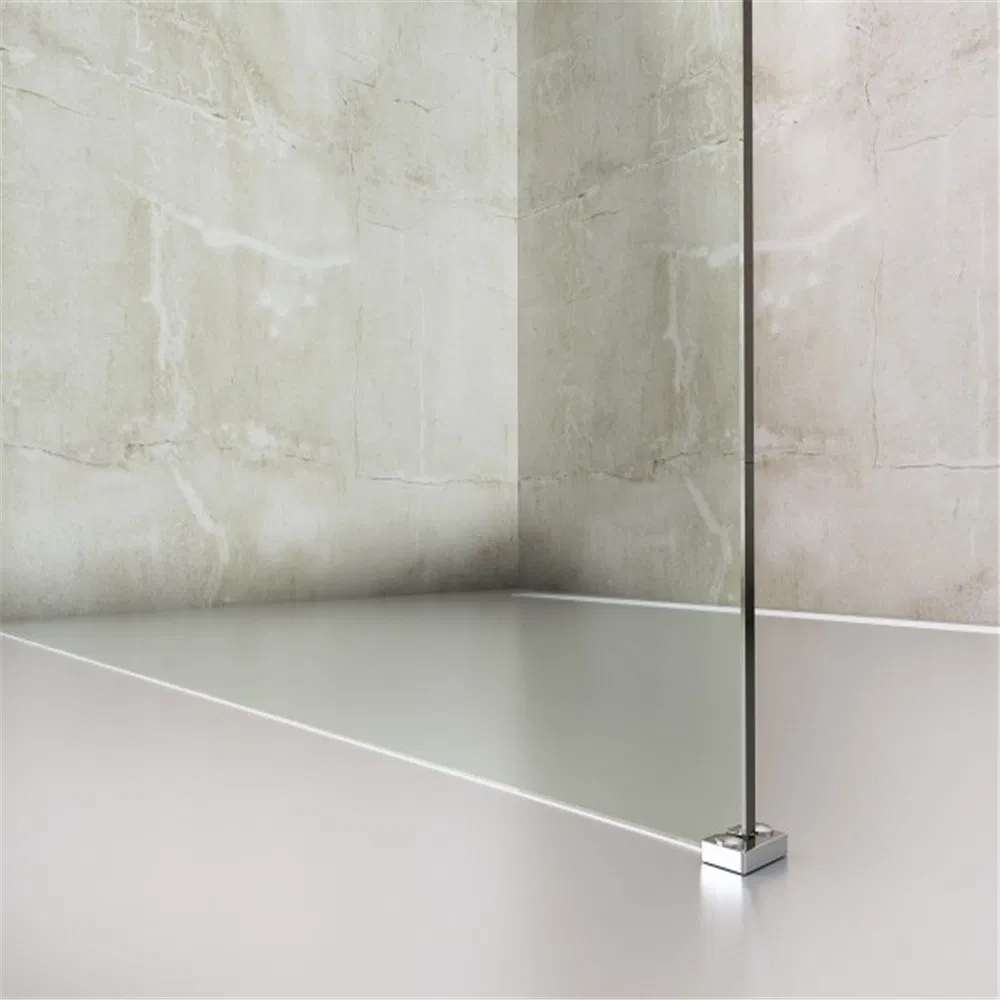 Straight Single Slider Shower Enclosure with 10mm Clear Glass