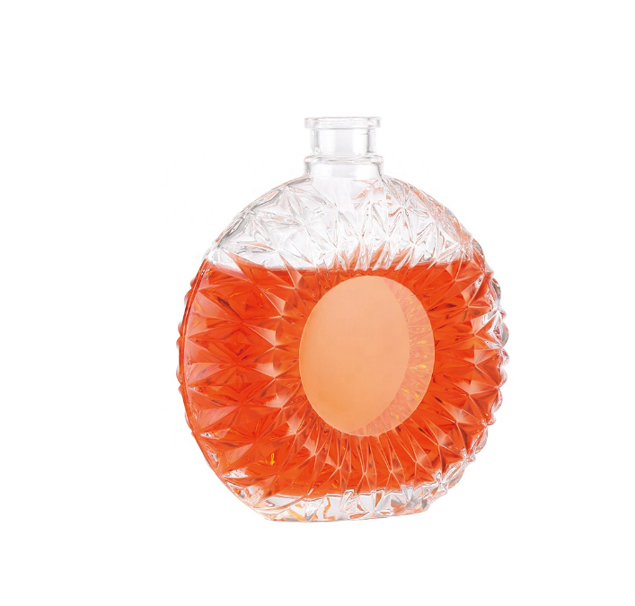 Free Sample 500ml Empty Xo Whisky Glass Bottles Wholesale