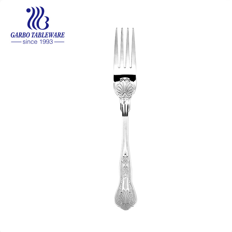 Simple Sliver Color Stainless Steel Dinner Fork for Sale