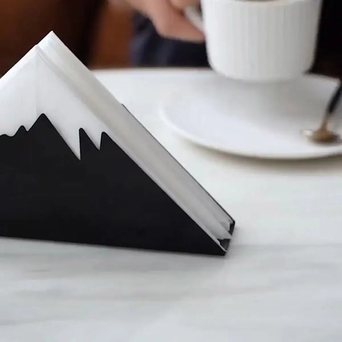 Contemporary Napkin Holder for Modern Spaces and Restaurants