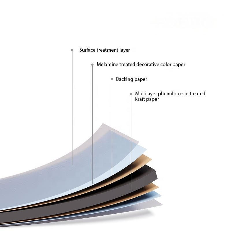Fire Resistant HPL Sheet Surfaces Countertops Cabinets Exterior Wall Panels