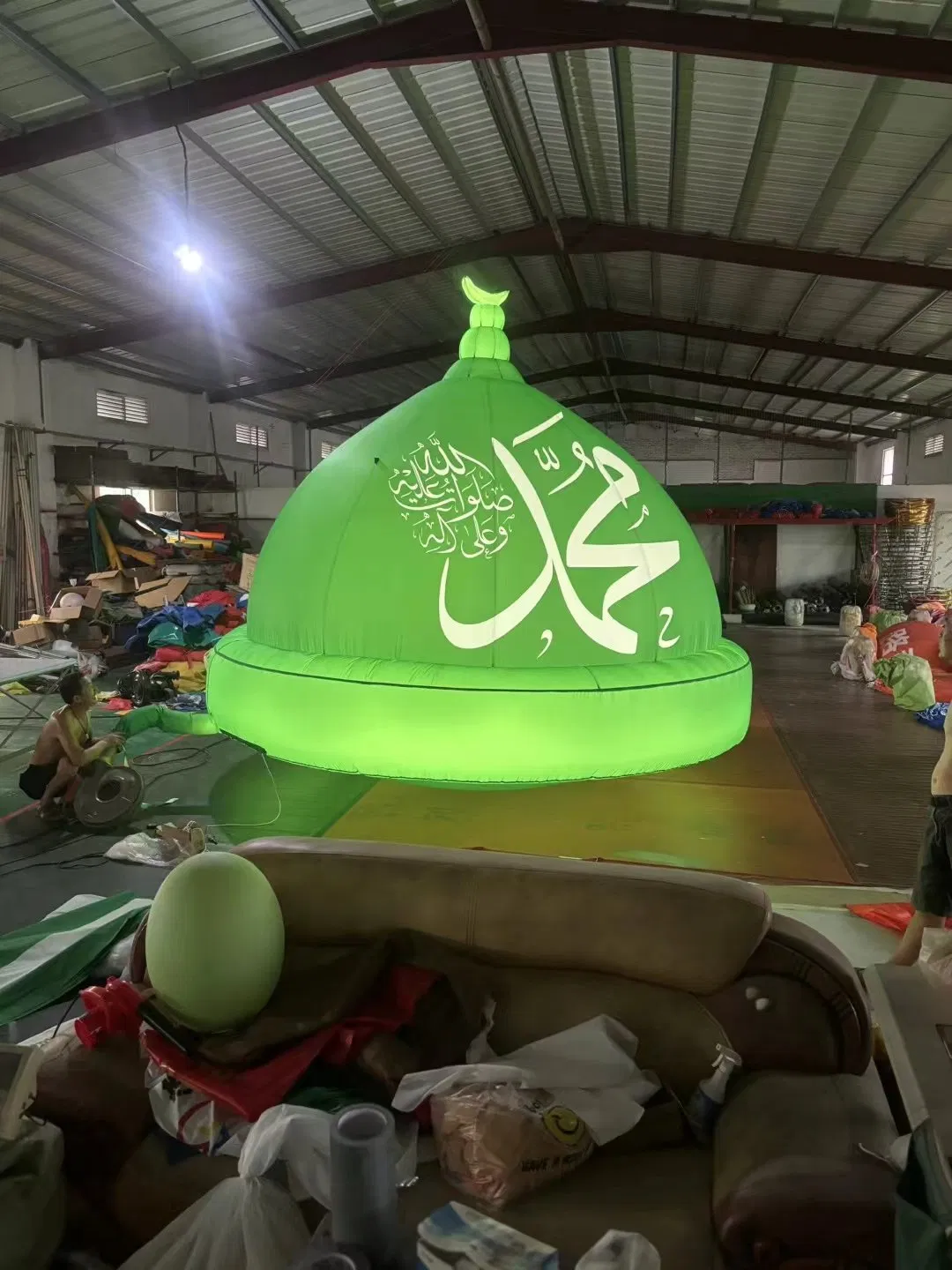 Boyi Inflatable Mosque Balloon Inflatable LED Mosque