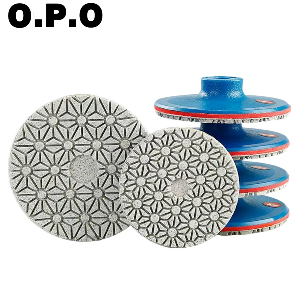 Алмазный шлифовальный диск 5 дюймов с липучкой и присоской