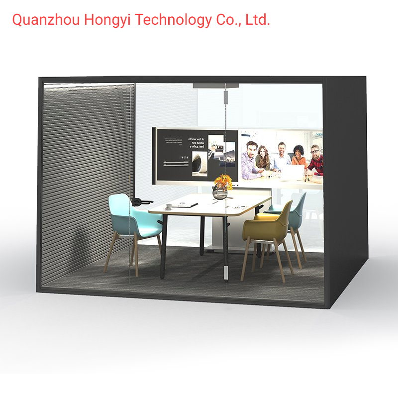 Professional Acoustic Soundproof Office Phone Booth Prefab Houses Outdoor Office Soundproof Pods for Public Privacy Meeting