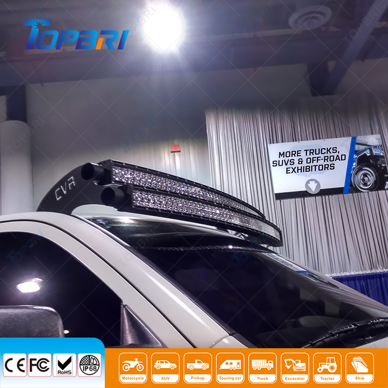 50-дюймовая 288-ваттная светодиодная световая балка для внедорожников UTV