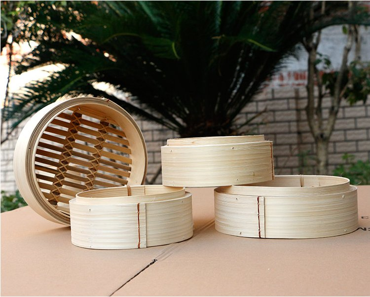 Retailer 13 Inch Bamboo Steamer Basket