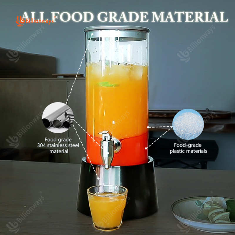Customizable Beverage Dispenser Tower for Easy Assembly and Use