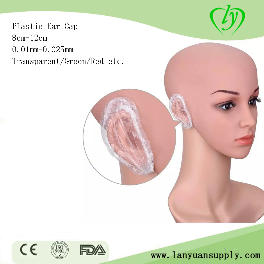 Supply Plastic Shower Hat PE Ear Cap