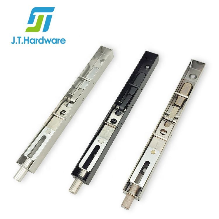 Stainless Steel Double Door Lever Action Flush Sliding Bolt Concealed Door Latch Bolt