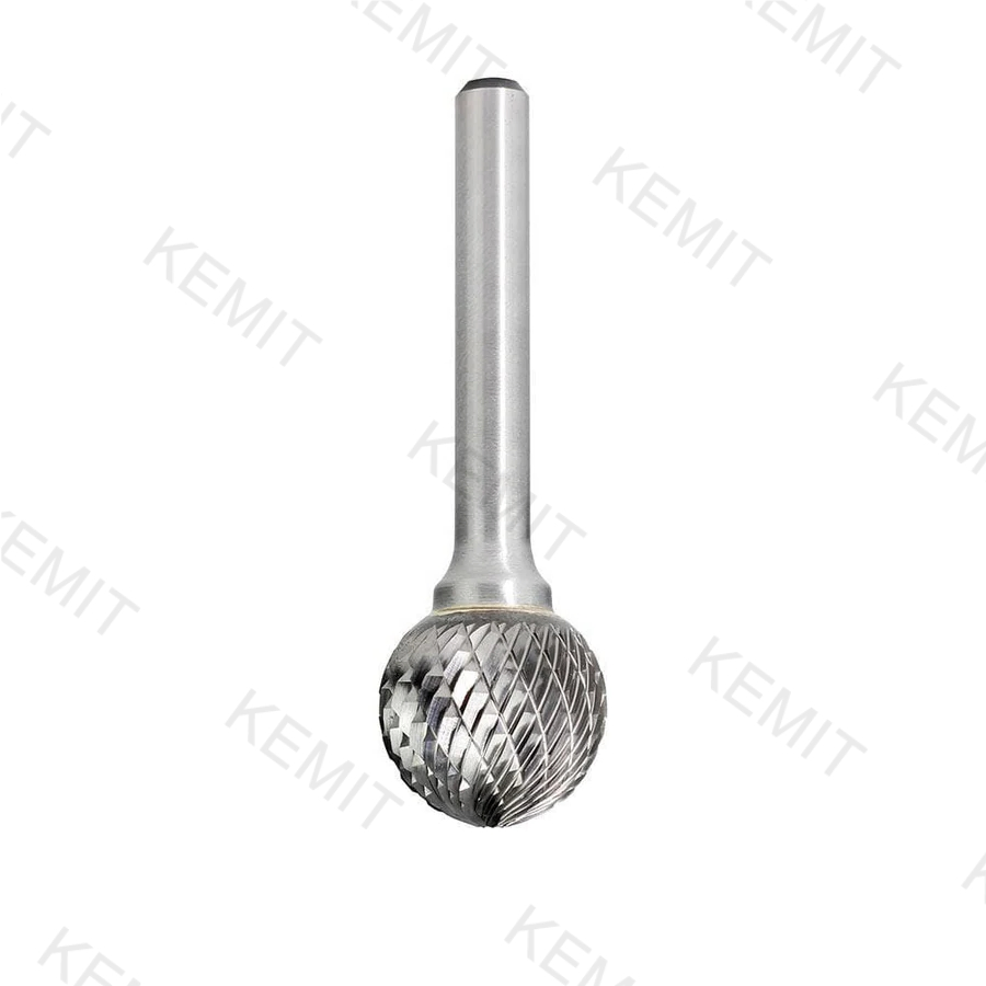 D Type Rotary Files Cemented Ball Shape Cutting Tools Tungsten Carbide Burrs