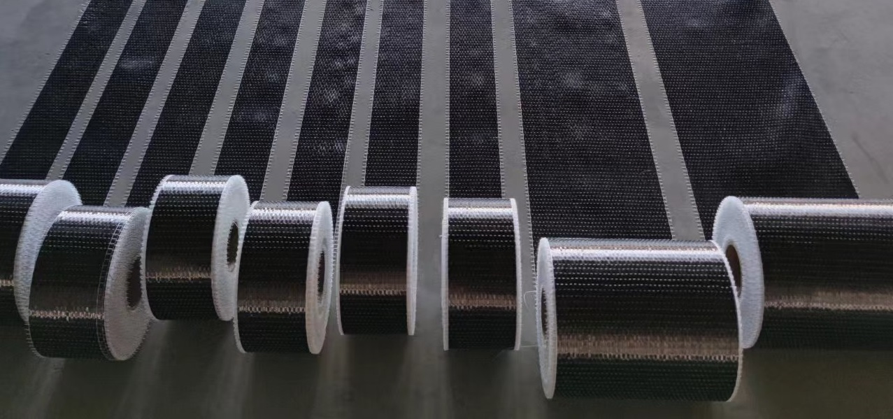 Construction Reinforcement 12K 300GSM Unidirectional Carbon Fiber Fabric Cloth