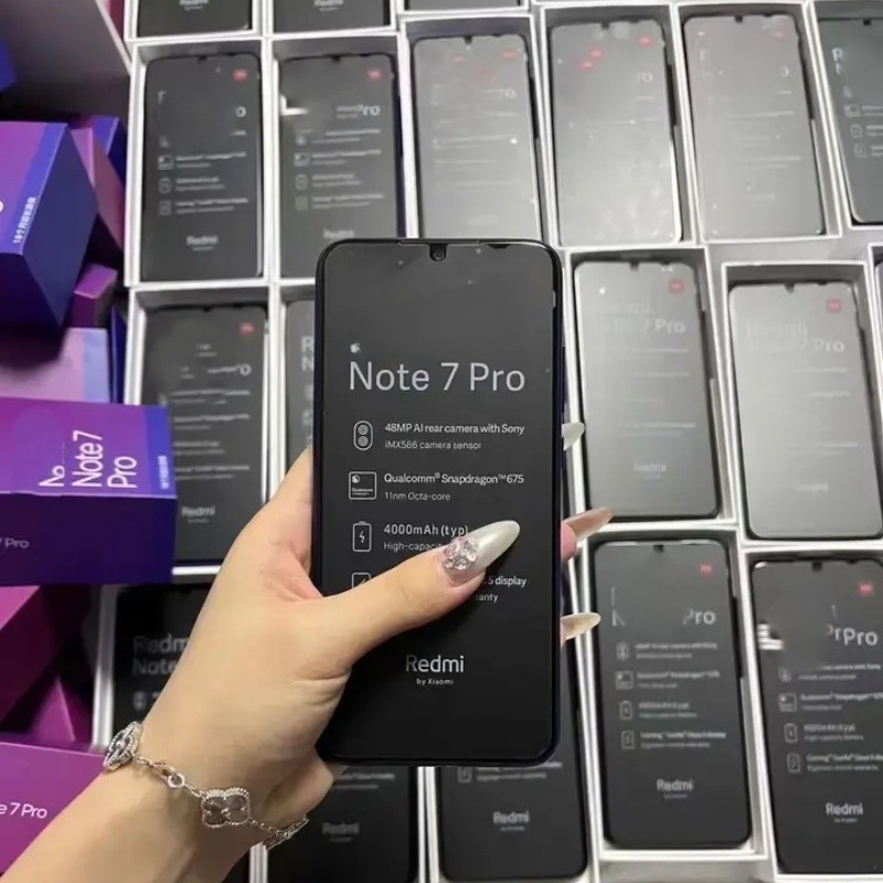 Low Price Original Used Mobile Phone for Note 7 PRO Cheap Samrtphones Mobile Phone Second-Hand Phone Smart Phone