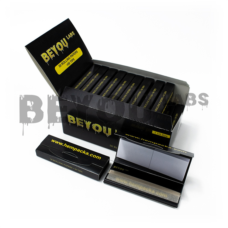 Low MOQ Custom Rolling Paper with Tips Customized Designs Available