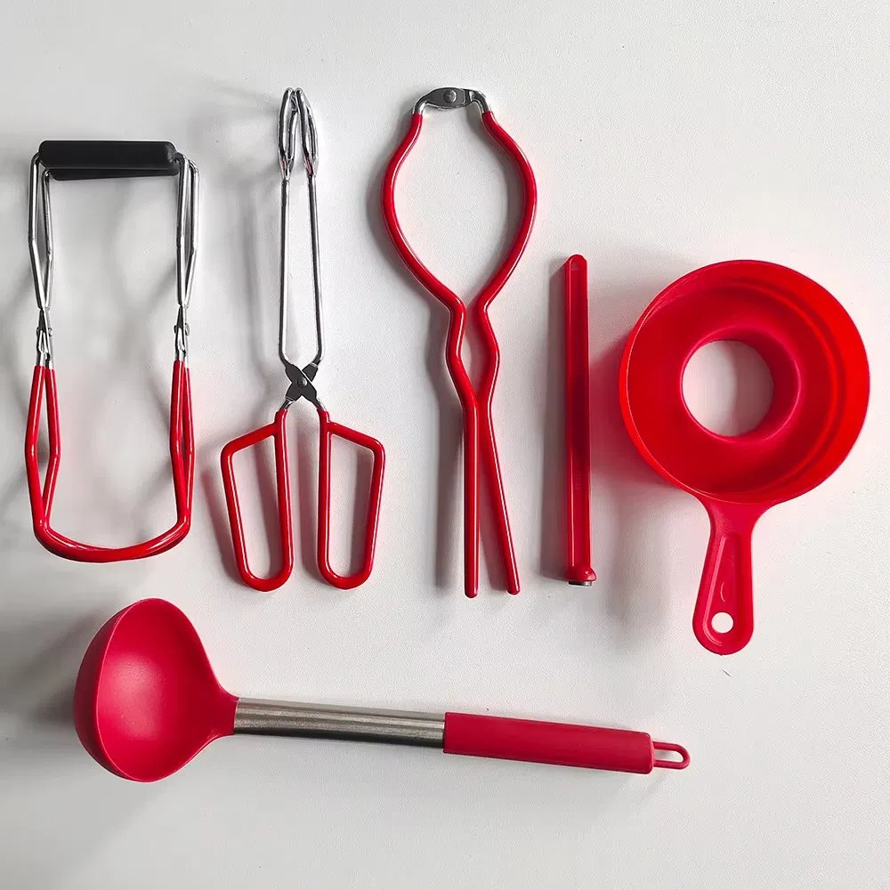 Hot 6 Piece Canning Kit Include Jar Lifter Canning Funnel Canning Tongs Lid Lifter Bubble Popper
