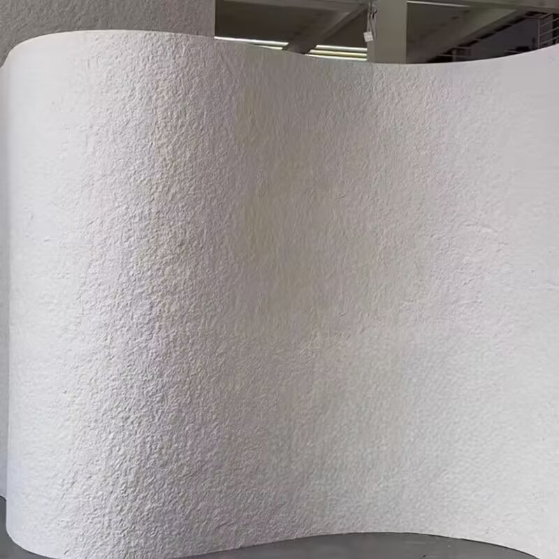 Clay Wall Cladding Mcm Ceramic Tile Bendable Sheet Ripple Board Soft Stone