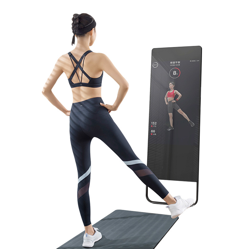 Android Magic Mirror Touch Screen Fitness Interactive Mirror Adversting Machine Display