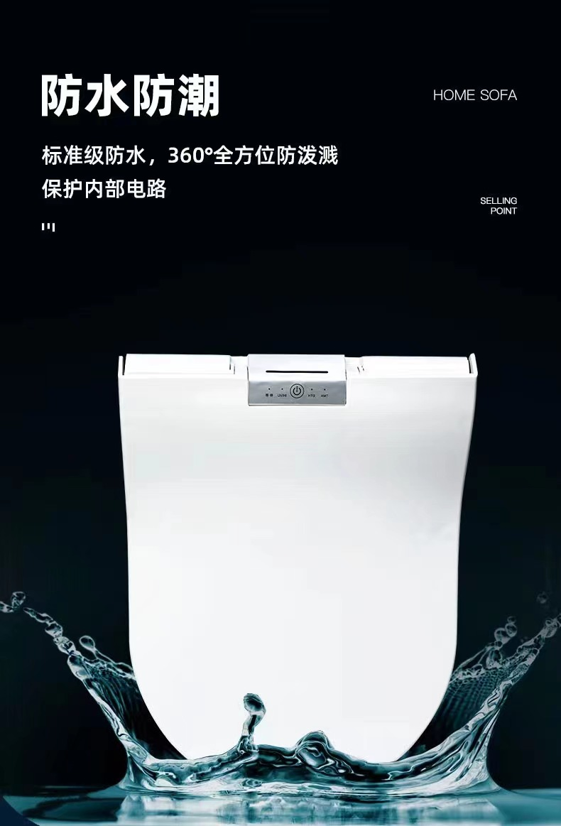 Va-09as Toilet Seat with Auto Open/Close and Auto Sanitary Film, Auto Public Toilet Seat