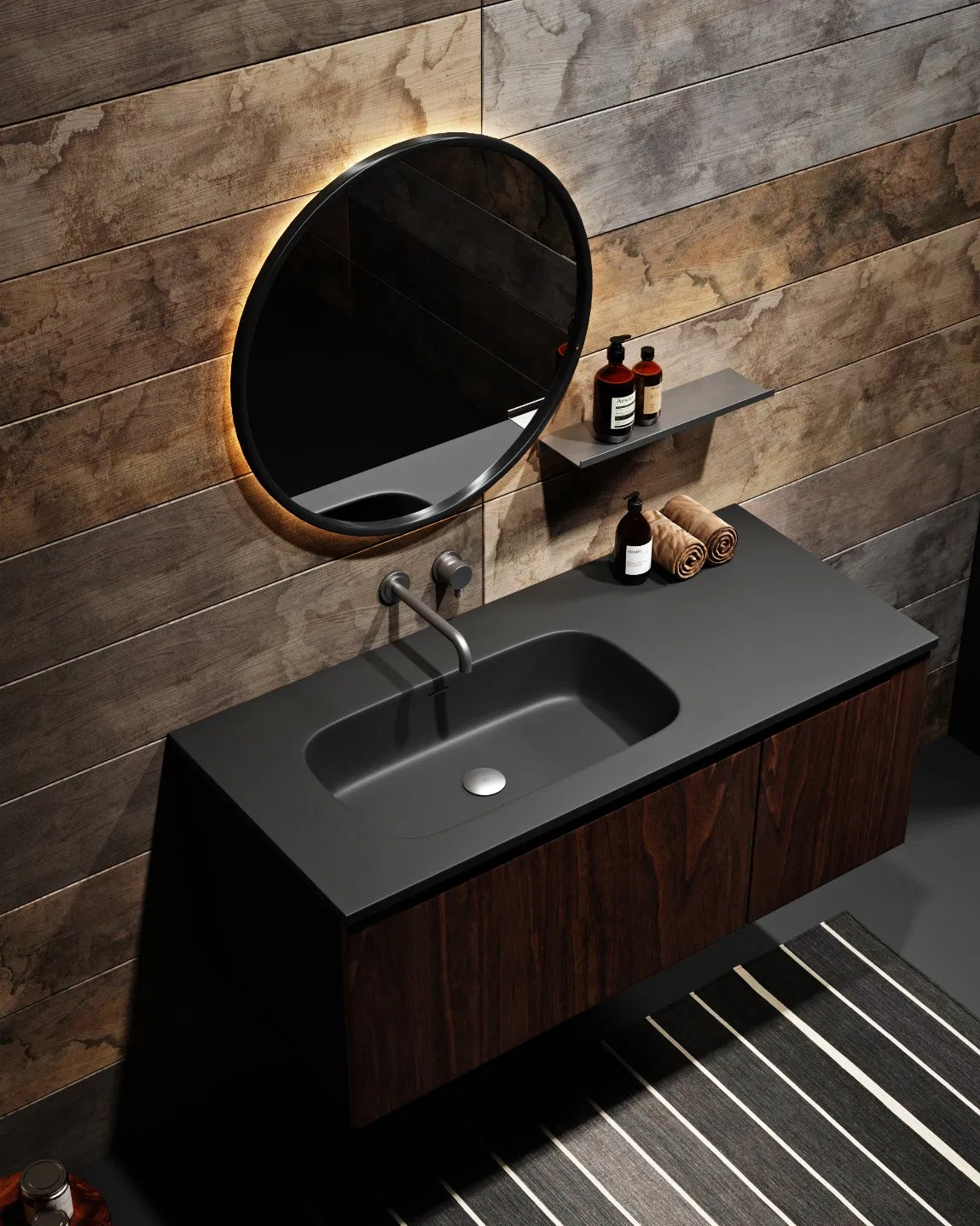 Раковина из искусственного мрамора для столешницы