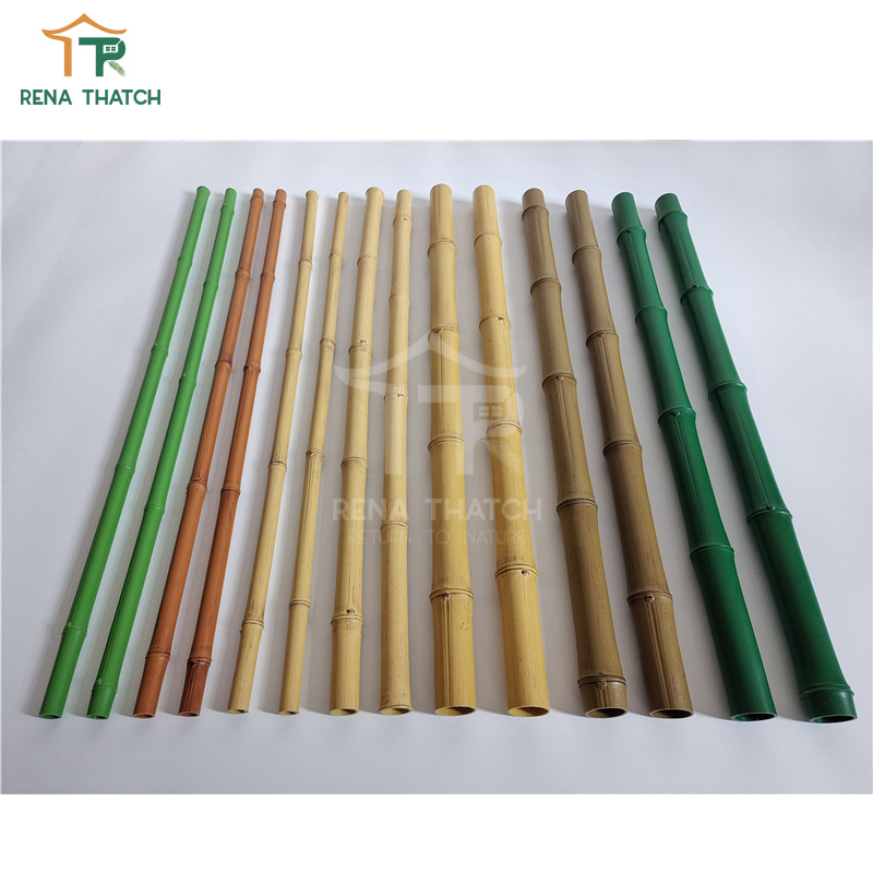 HDPE PVC Synthetic Plastic Bamboo Pole Artificial Bamboo Stick Stake Canes