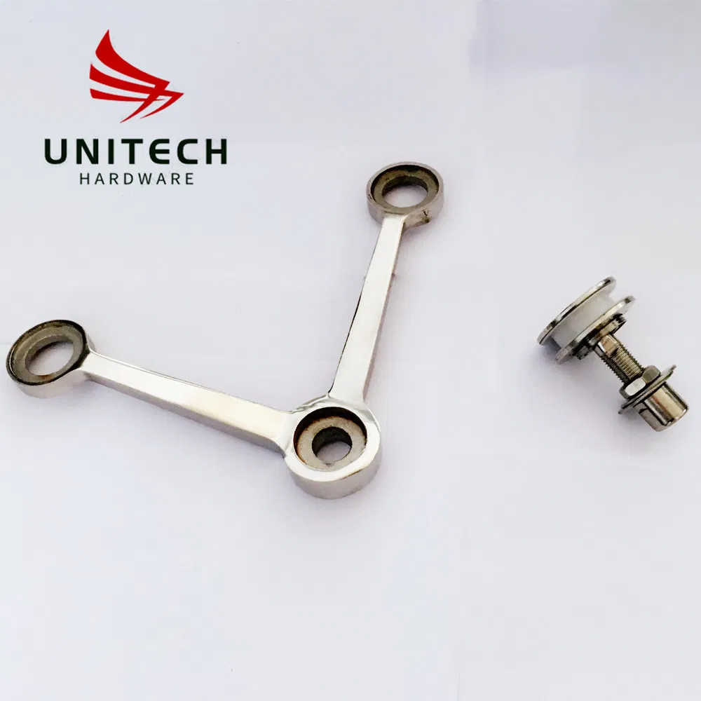Stainless Steel Heavy Duty 90 Degree Glass Wall Holder Spider Connetcor Fitting