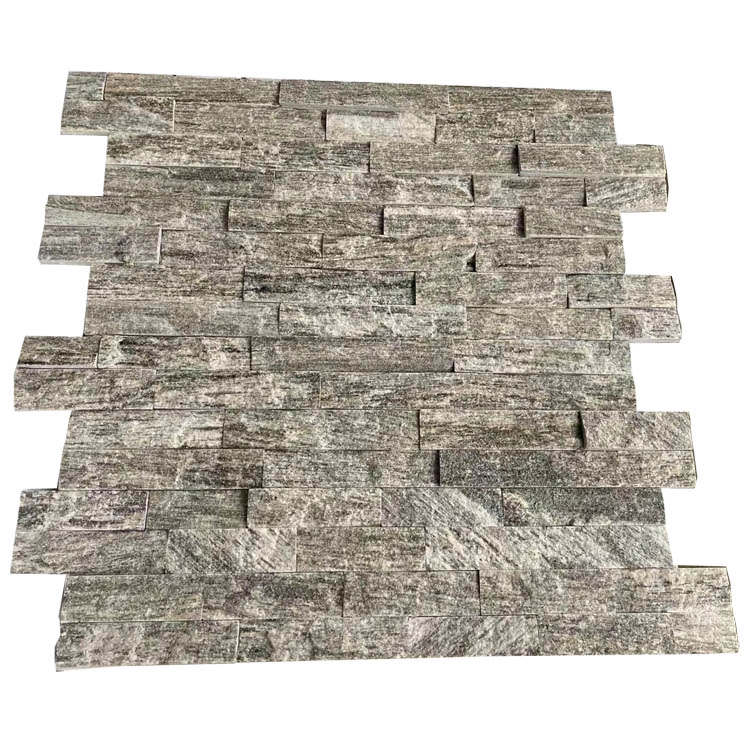 Stacked Stone Panels Yellow Slate Cultured Stone Veneer for Wall Cladding