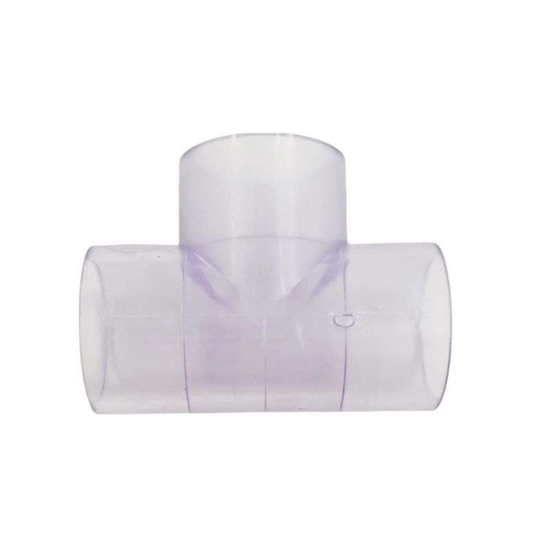 Transparent PVC Elbow Direct Tee Pipe Fittings for Smooth Flow