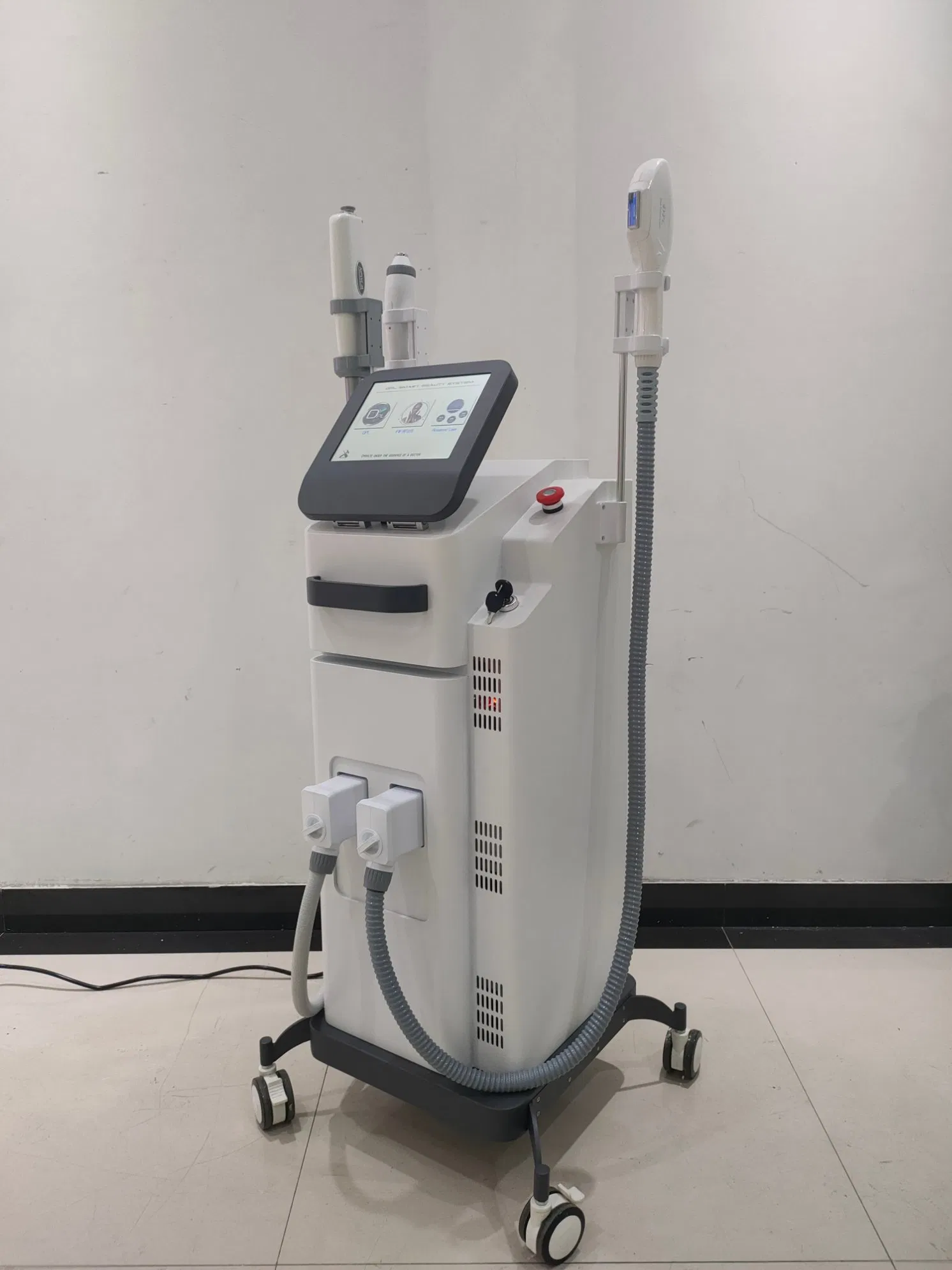 Professional IPL Machine with Cooling Technology Dpl + RF + Laser 3-in-1 System - Safe for All Skin Types with 532nm/1064nm/1320nm Wavelengths