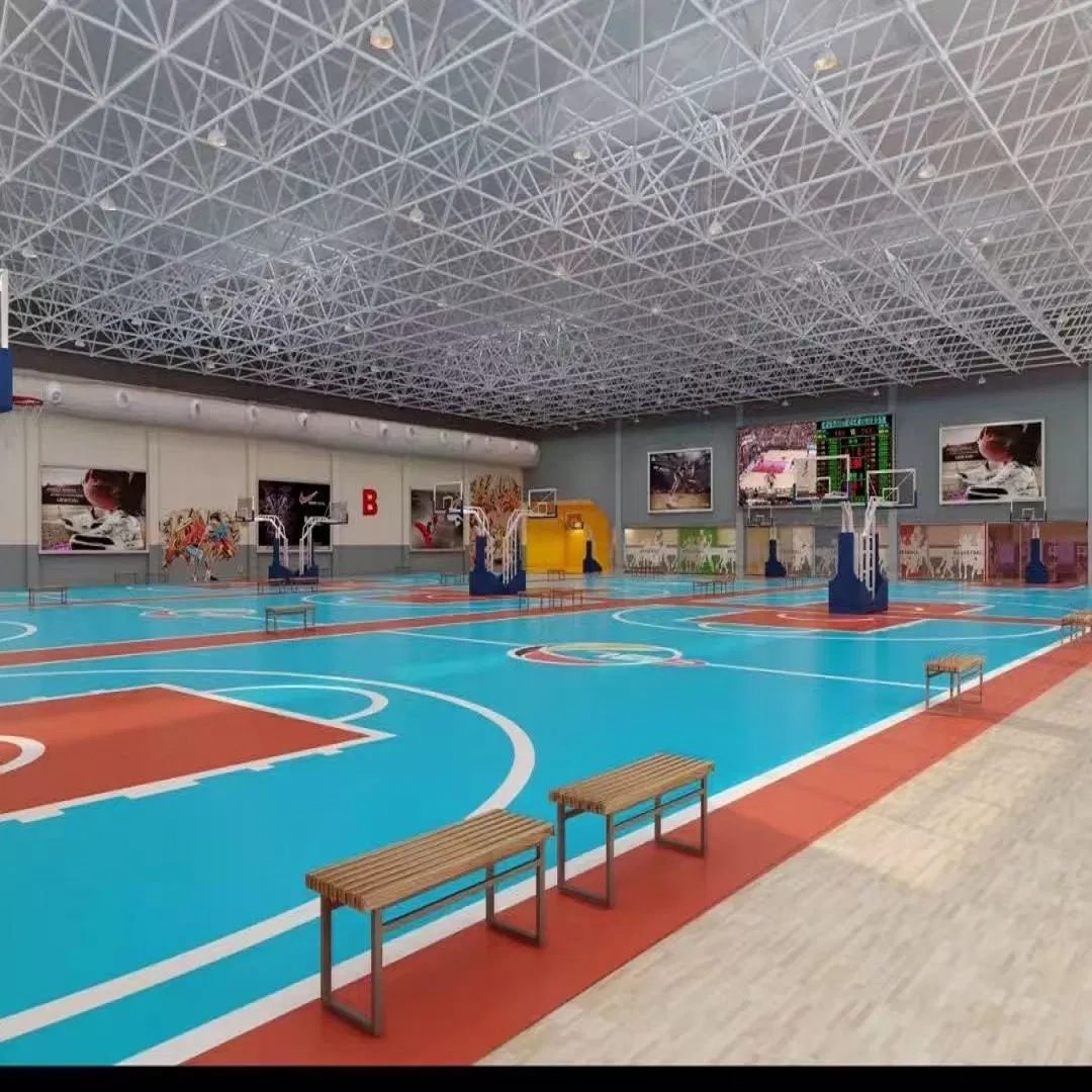 Prefabricated and Assembled Large-Span Steel Structure Spatial Truss Basketball Gymnasium