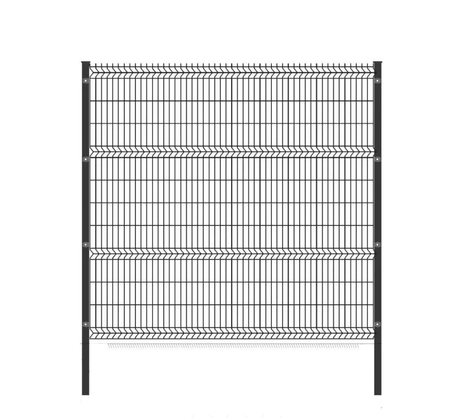 Anti-Climb PVC Coated 3D Bending Fencing Outdoor Garden Fence Galvanized Barbed Wire Fence