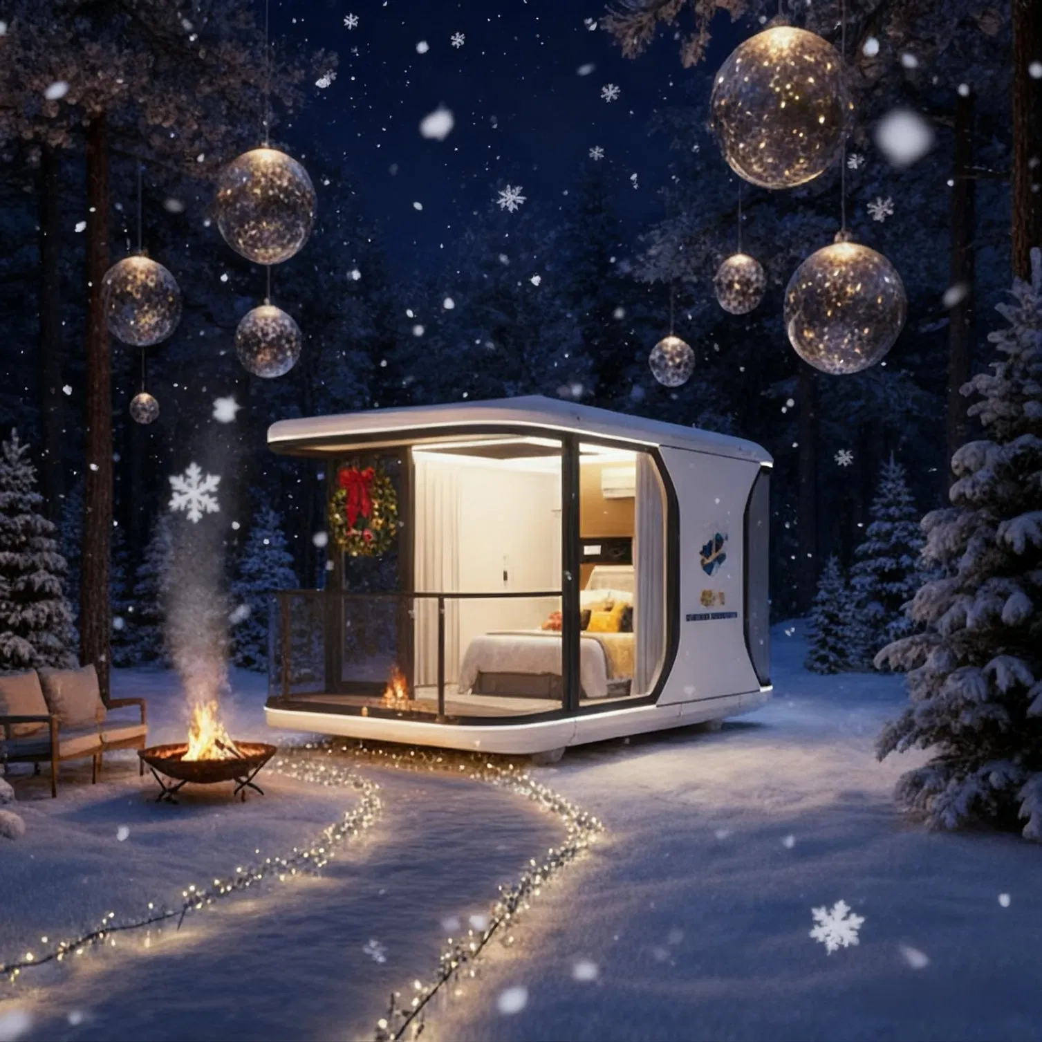 Modern Smart Modular Movable Oceanview Luxury Space Capsule House