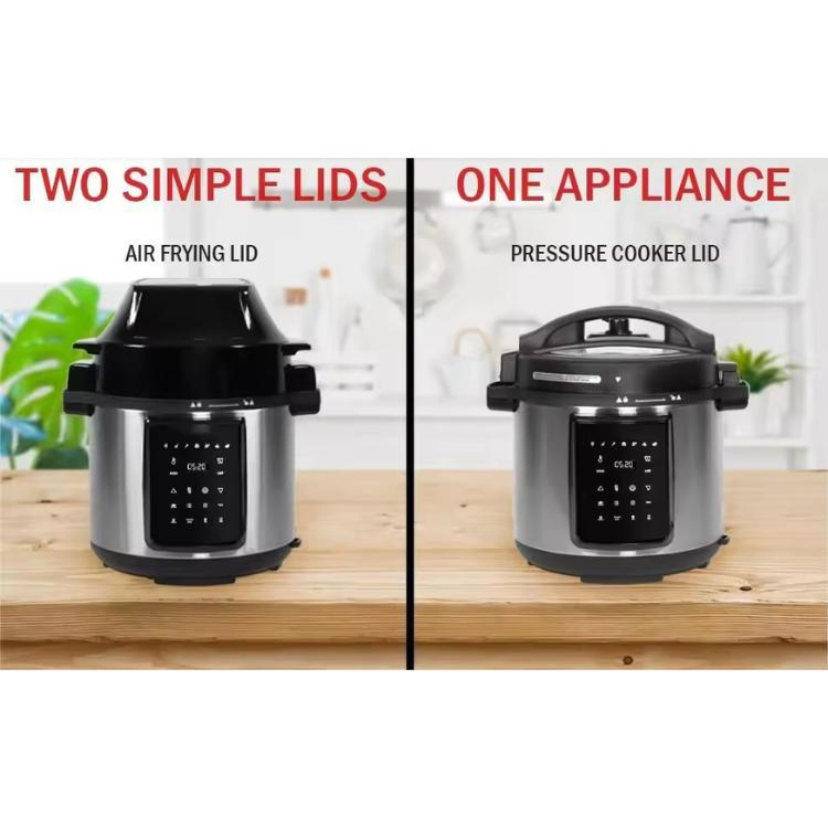 Multifunctional 2 in 1 Air Fryer Pressure Cooker New Design Digital Control