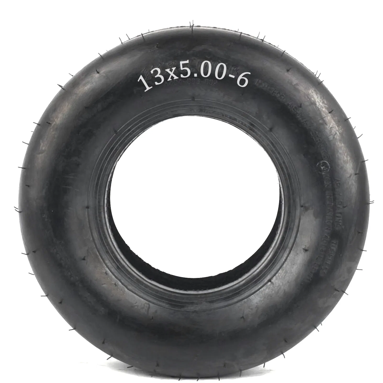 13x5.00-6 Гладкая бескамерная шина для газонокосилки, 4 слоя