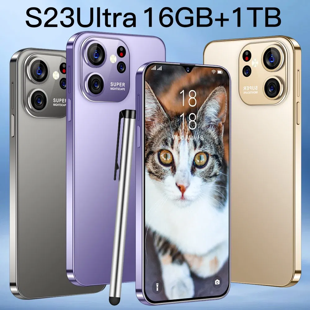 Wholesale Factory Global Version Phone S23 Ultra 1tb Mobile Phone Android 6.8 HD Inch Smartphone
