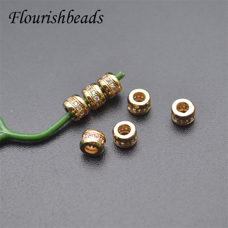 Jewelry Bracelet Accessories Nickel Free Color Remain 18K Gold Plated Beads